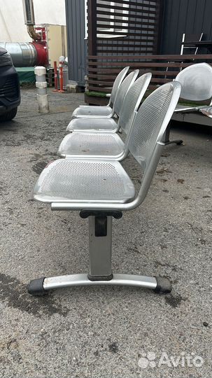 Лавка металлическая 4-местная