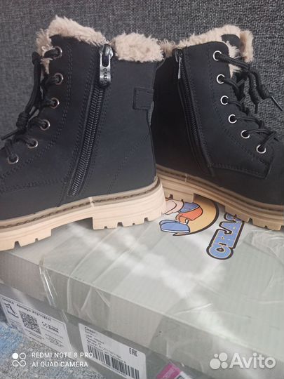 Ботинки зимние для девочки 31 размер