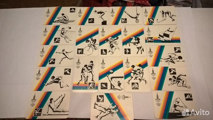 Набор календариков олимпиада-1980, СССР