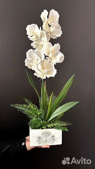 Искусственные цветы, орхидея