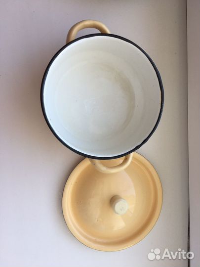 Посуда СССР. Сковорда, кастрюля, миски