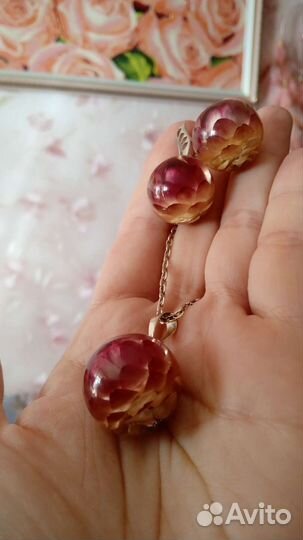 Серьги комплект