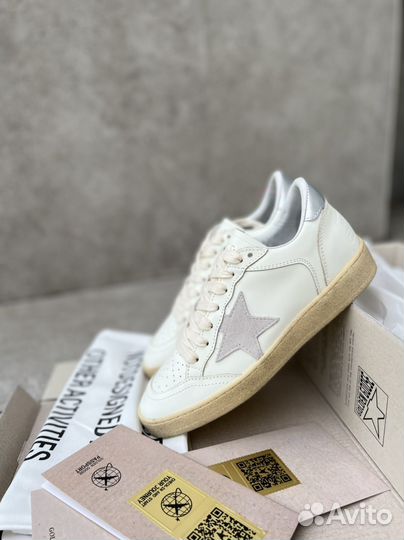 Кеды golden goose ball star голден гус боллстар