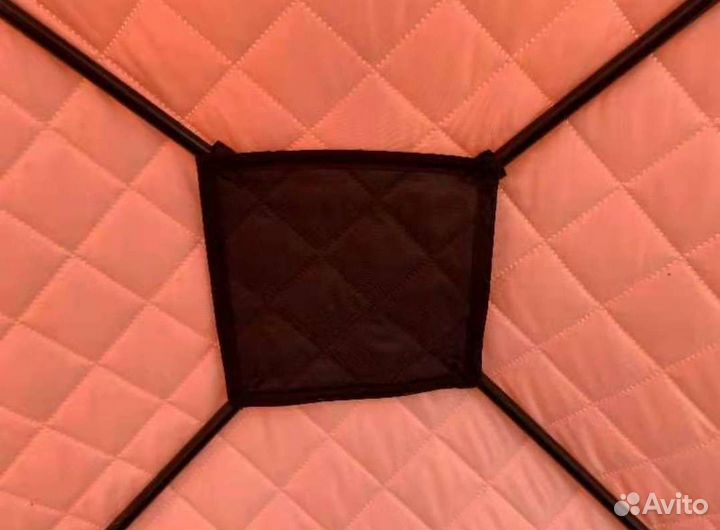 Палатка зимняя трехслойная 240х240.Палатка автомат