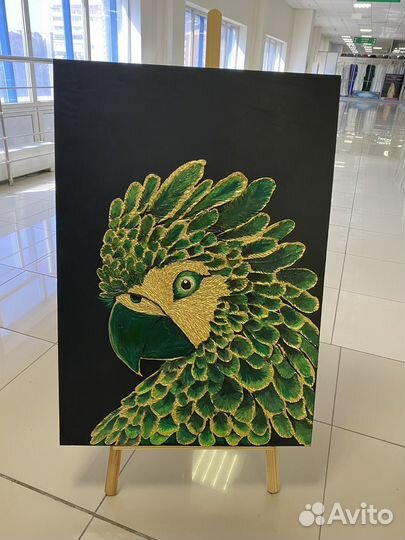 Картина Зеленый ара