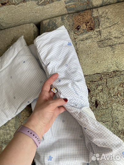 Трикотажный комплект в коляску