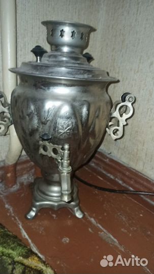 Самовар Тульский электрический 3 литра СССР