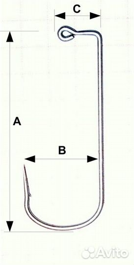 Крючки для изготовления стримеров и джиг головок