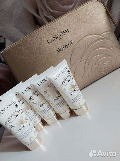 Lancome absolue.Крем для рук 3 шт.с косметичкой