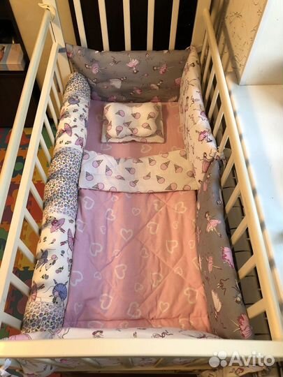 Бортики в детскую кроватку