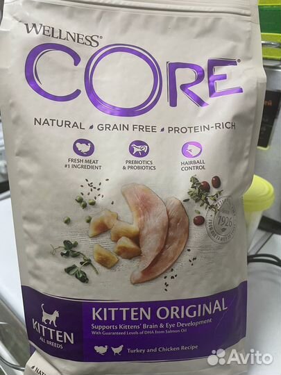 Корм для кошек и котят беззерновой Wellness Core
