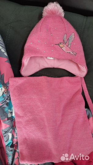 Зимний комбинезон для девочки 86