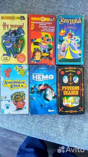 VHS мультф.+док.фильмы о животных