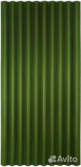 Ондулин лист 3x950х1950 мм цвет зеленый