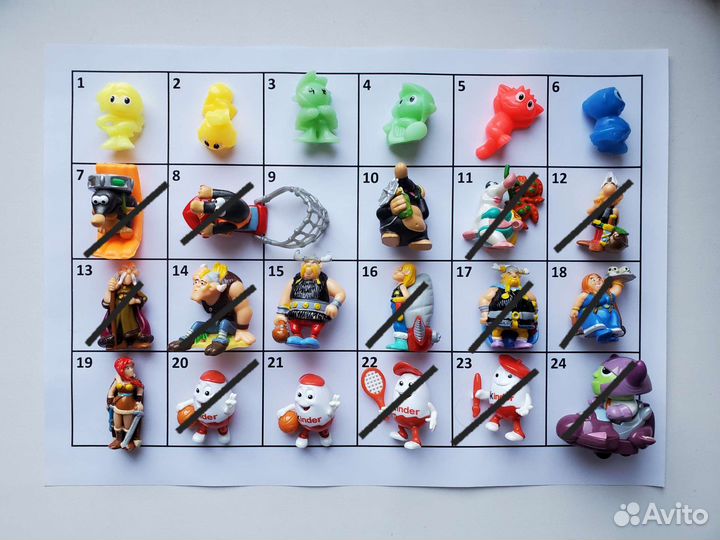 Игрушки из киндера