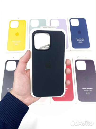 Чехол на iPhone 14 Pro Max (Люкс копия) Чёрный