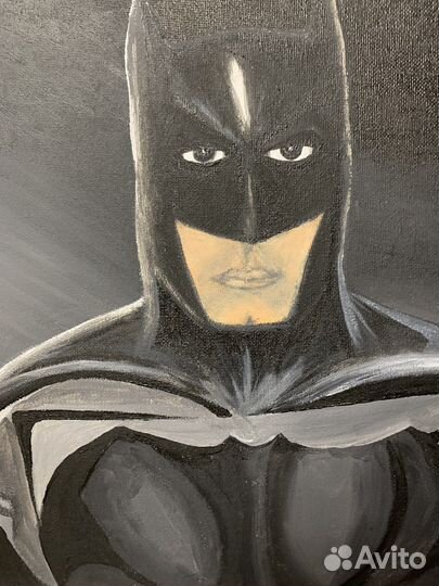 Картина портрет Бэтмэн поп-арт