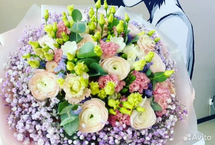 Доставка цветов / букет / альстромерия