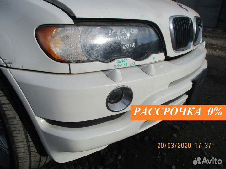 Планка под фару правая Bmw X5 E53 M54 2002