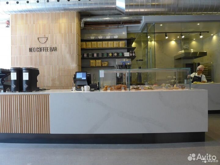 Стойка для кофе, барная стойка кофе