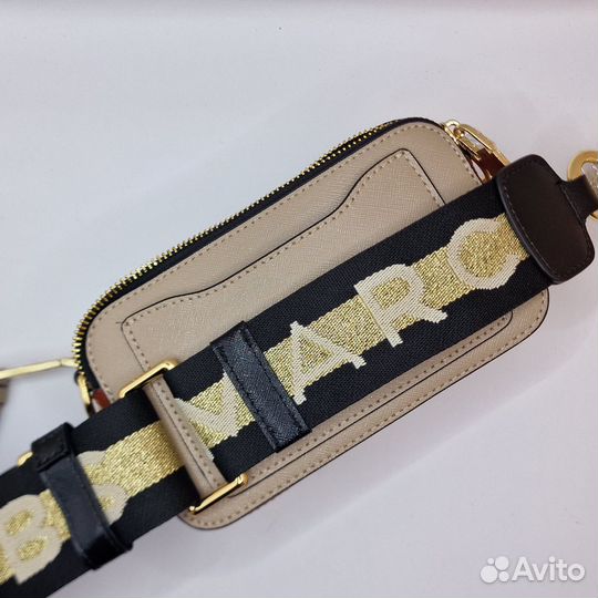 Сумка Marc Jacobs The Snapshot Beige женская