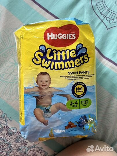 Трусики для плавания huggies