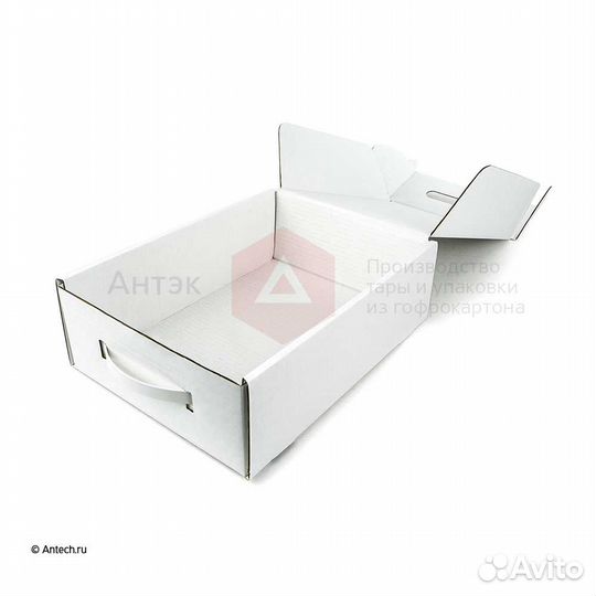 Коробка с ручкой 220*320*100 Т24B белый