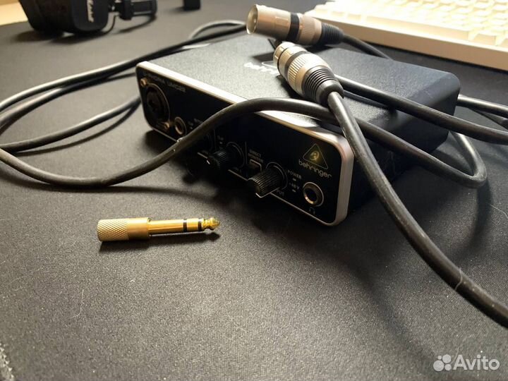 Behringer UMC22 +переходники