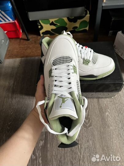 Кроссовки Nike Air Jordan 4 Oil Green оригинал