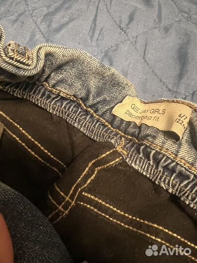 Джинсы для девочки 122