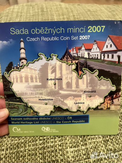 Набор монет 2007г. Чешской Республики