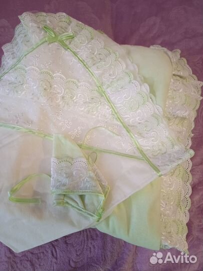 Одеяло с уголком на выписку