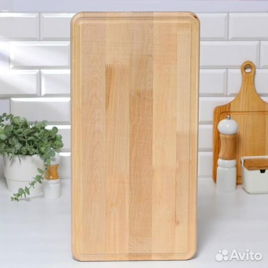 Доска разделочная деревянная 'Прямоугольник', с кр