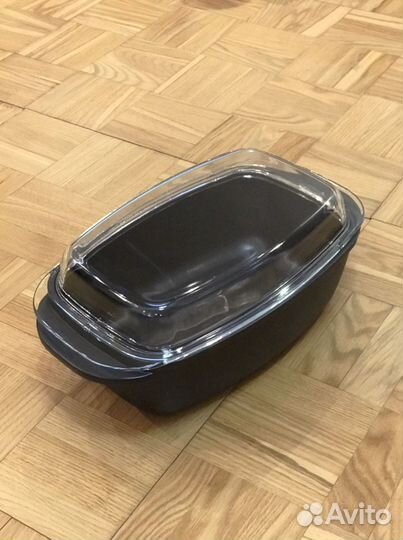 Новая гусятница со стеклянной крышкой