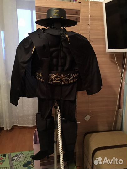 Карнавальный костюм Зорро рост 110-113