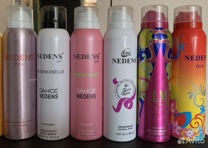 Духи женские, Дезодорант парфюмированный женский