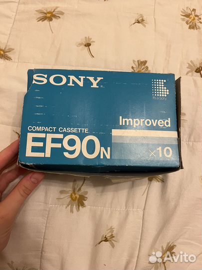 Аудиокассеты новые запечатанные sony EF90n