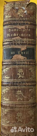 Книга, M. Georg Christoph Hambergers, 1760