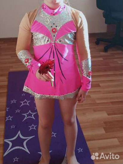 Купальник для художественной гимнастики на 8-10лет