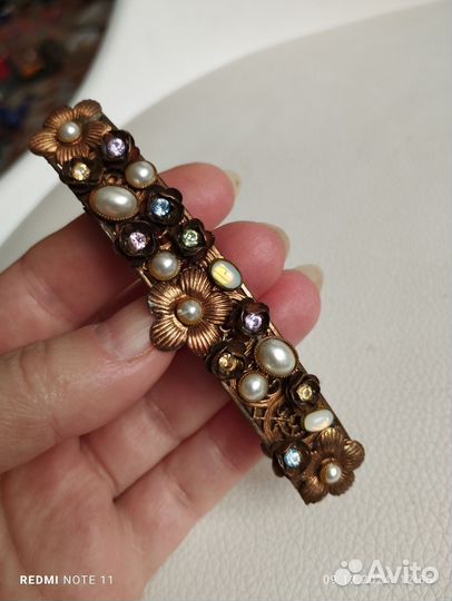 Винтажная Заколка автомат франция