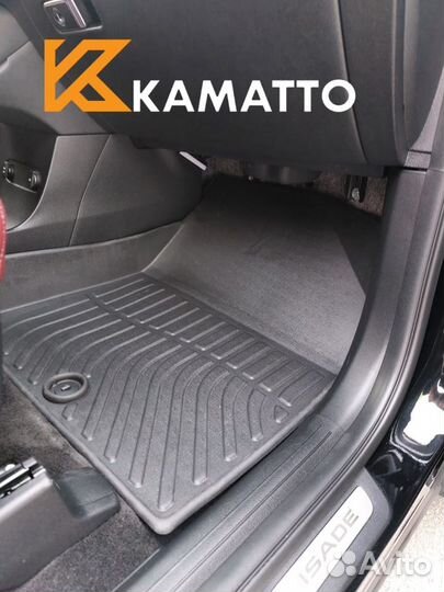 Ковры в салон Kamatto 3D Hyundai Palisade 18+3ряда