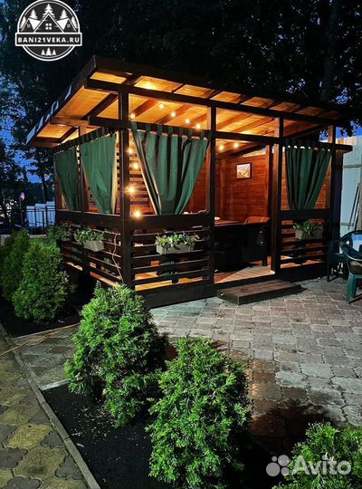 Беседка 4х4. Монтаж за 1 день
