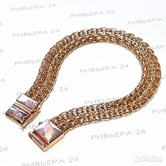 Золотой браслет мужской 585 пробы 27.77 грамм