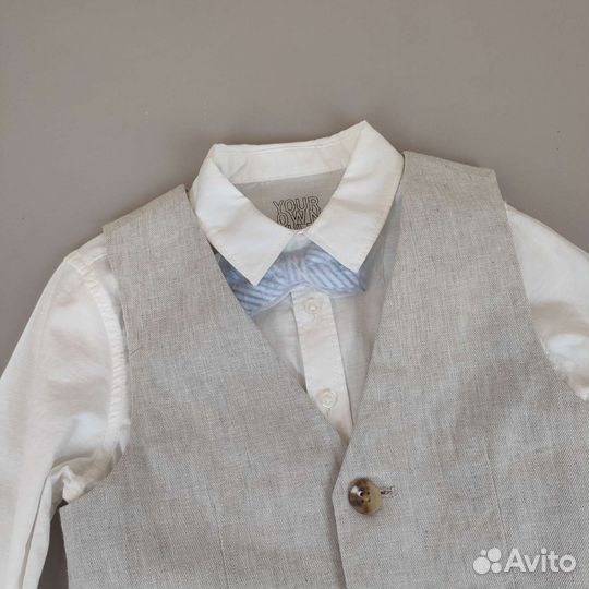 Рубашка жилетка бабочка мальчику 110 C&A Германия