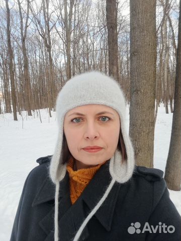 Шапка ушанка весенняя