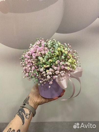 Букет гипсофила цветы подарок