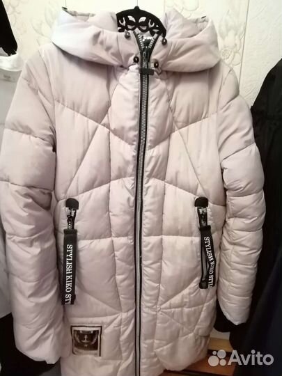 Зимний пуховик для девочки 164