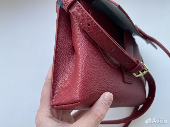 Сумка кросс боди женская новая бордовая