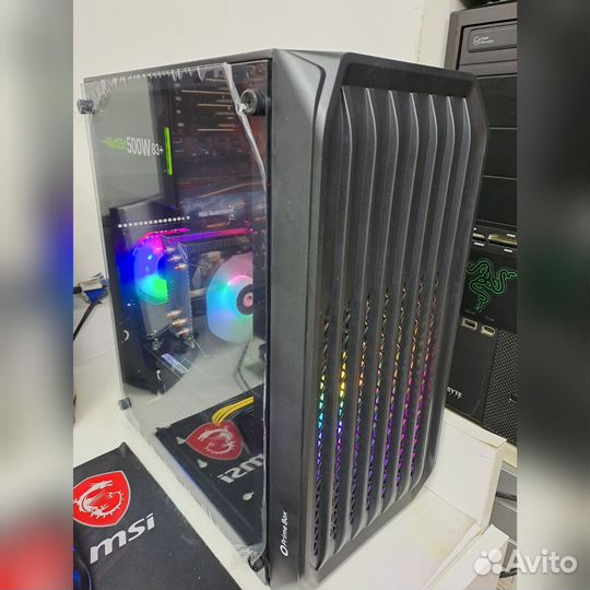 Игровой пк intel i3-10100, 16Gb, GTX1660S, SSD+HDD