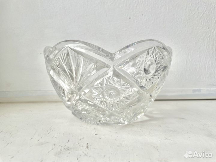 Хрусталь СССР салатница конфетница в ассортименте